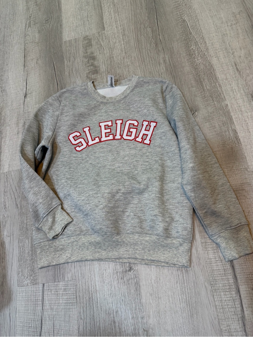 Sleigh Graphic Crewneck Sweatshirt - Gray